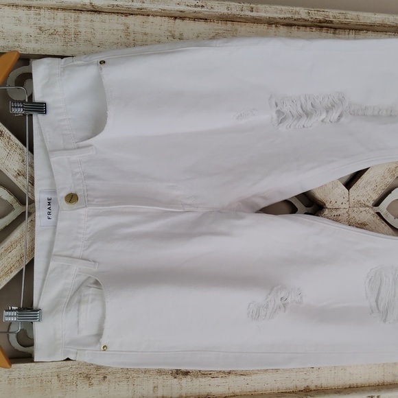 Le Garcon Distressed Ankle Boyfriend Jeans - Picture 3 of 8